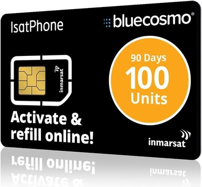 Inmarsat IsatPhone Prepaid SIM - 100 Units, Ideal for Remote Communication