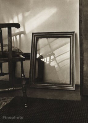 1936/56 Josef Sudek Studio Still Life Chair Empty Frame Original
