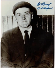 Ed Runge MLB Umpire Autographed Signed 8x10 Photo AMCo COA 20734