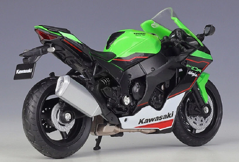 Welly 1:18 Kawasaki 2021 Ninja ZX 10R Motorcycle Bike Model New In Box - Image 4 of 4