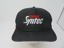 Vintage NOS Snapback Embroidered Hat Cap - Castrol Syntec - Oil Auto - USA Made