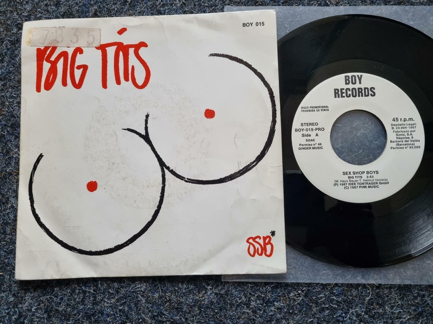 7"" Single Vinyl Sex Shop Boys SSB - Big tits SPAIN PROMO