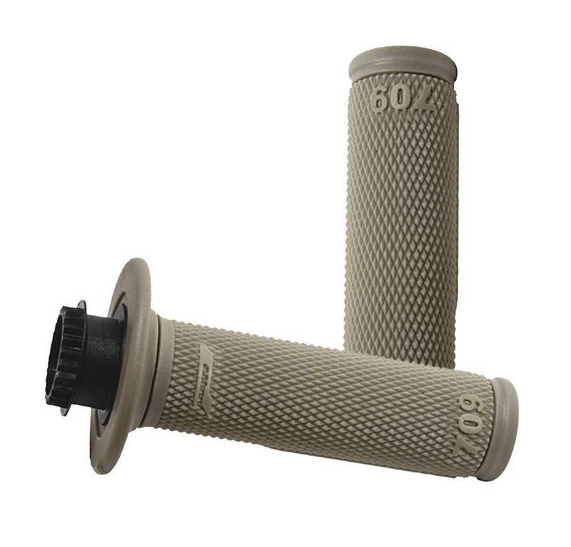 Poignées moto off road 709 avec grip anti-dérapant waffle 115mm
