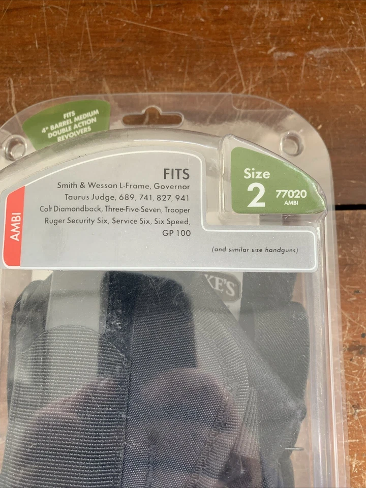 Uncle Mike's Law Enforcement CR HARNESS Horizontal Shoulder Holster 77020 SIZE 2 - Image 2 of 4