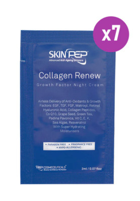 SkinPep Kollagen Erneuerung - Growth Factor Nachtcreme - Anti-Falten Gesichtscreme