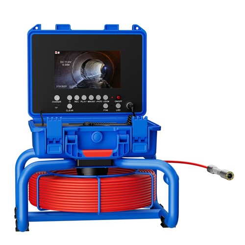 7" DVR Recording Sewer Camera Pipe Inspection Camera 512Hz Locator Meter Counter - Picture 10 of 21