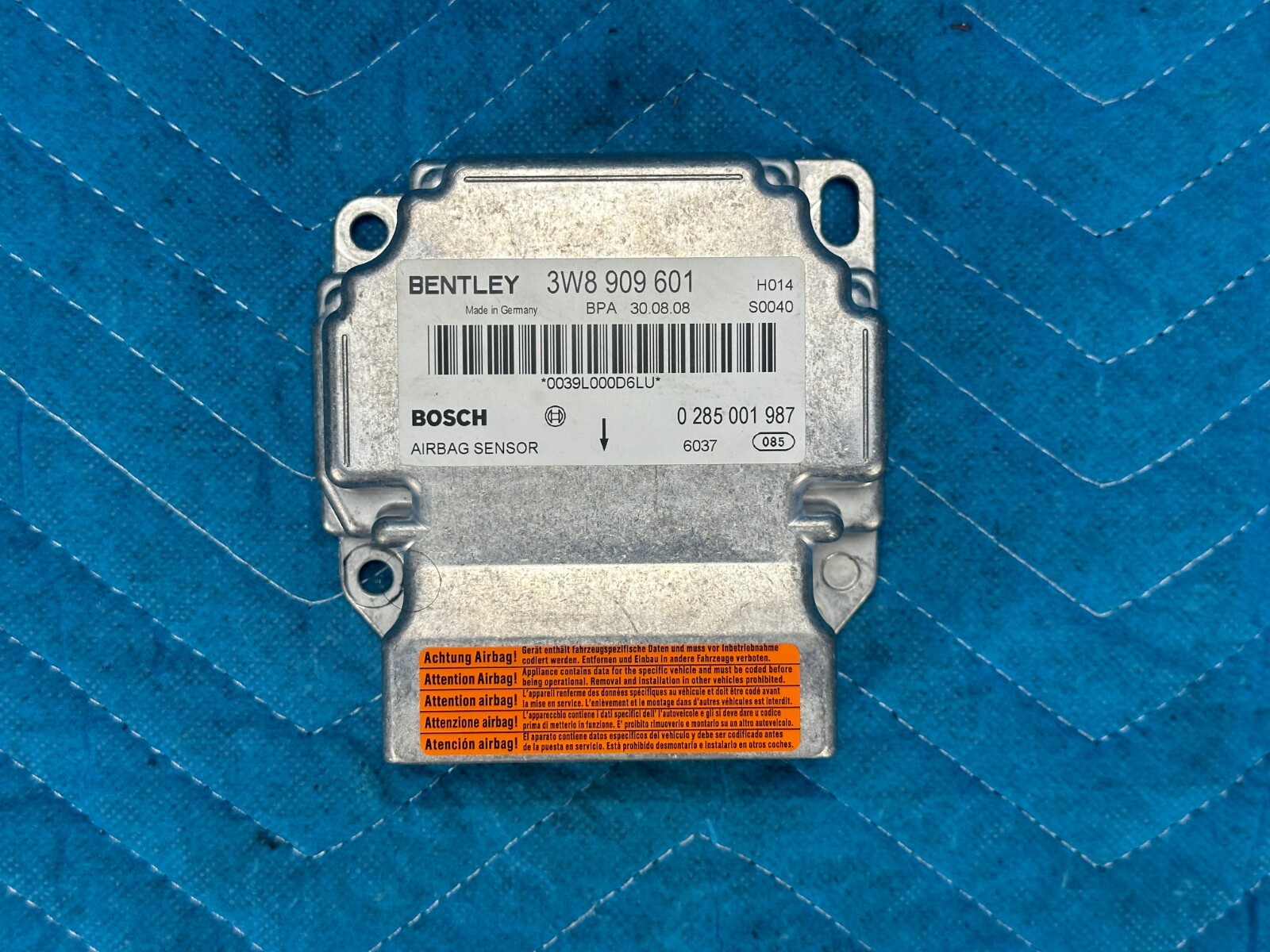 Bentley Continental Flying Spur SRS Bag Control Module 29k 2006-2012 OEM