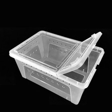 Breeding Box Feeding Case Reptile Transport Gecko Lizard Spider Insect Cage