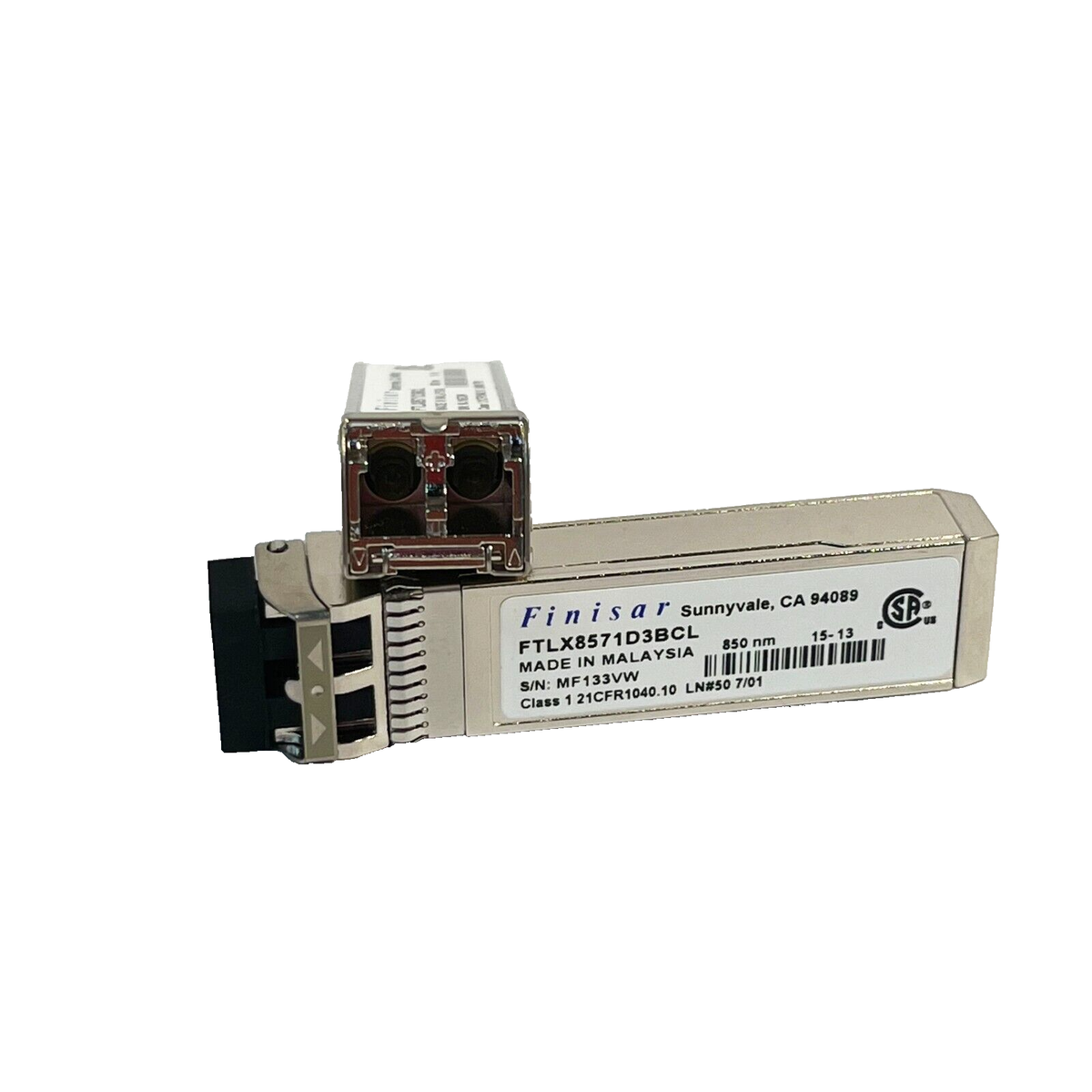 2 FTLX8571D3BCL Finisar 10Gb 850nm SFP 10G-E-SR/SW Transceiver Module'S - Foto 11