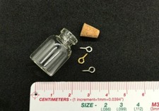 Mini Potion Glass Bottle With Cork Stopper for Jewelry Crafts 5pcs 130 1.5 Tube
