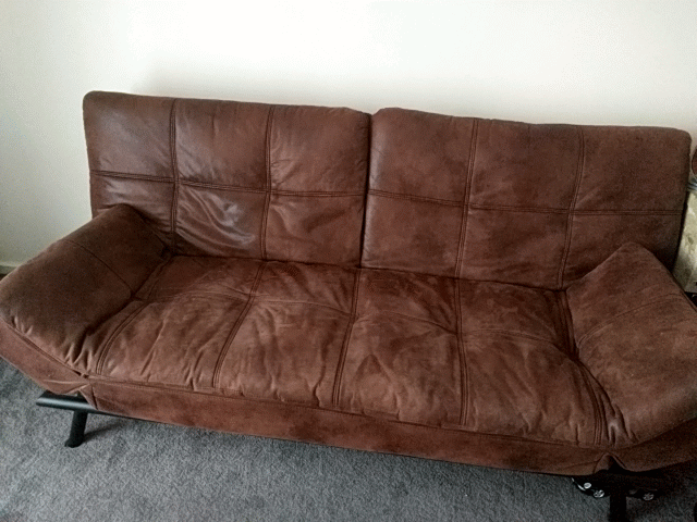 Bensons For Beds Texas Faux Leather Sofa Bed