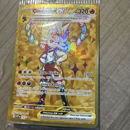 Cinderace ex 163 Sv: Scarlet & Violet Promo Cards Holo Pokemon TCG - Picture 3 of 4
