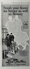 1927 Lowe Brothers Paints & Varnishes Floors Service Beauty Dayton VTG Print Ad