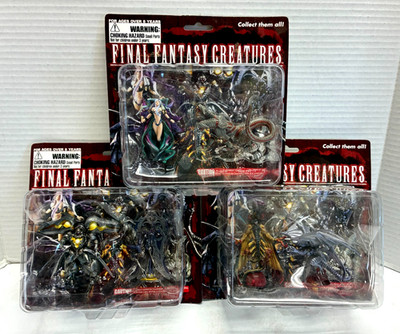 F4 Final Fantasy Creatures MOC 3 Figure Sets  Diamond Comics 2003