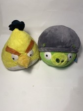 Angry Birds Plush Lot of 2 Stuffed Characters 7  Rovio Commonwealth