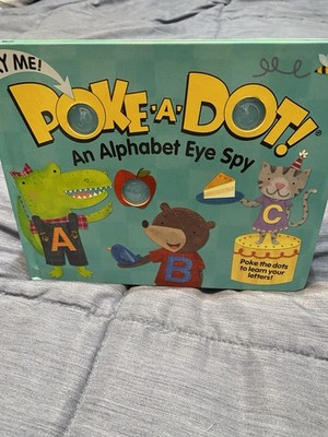 An Alphabet Eye Spy (Poke-a-dot) - Board book, by Melissa & Doug LLC - NWT  
