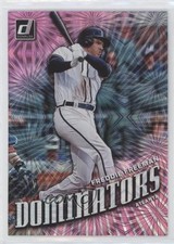 2019 Panini Donruss Dominators Pink Firework Freddie Freeman #D9 ex0