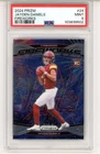 2024 Panini Prizm #24 Jayden Daniels RC Rookie Fireworks PSA 9 MINT #1 (DG)