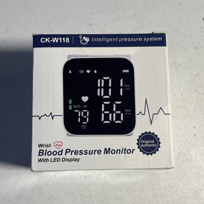 #ad Ck W118 Intelligent Pressure System Blood Pressure Monitorb3 $17.81