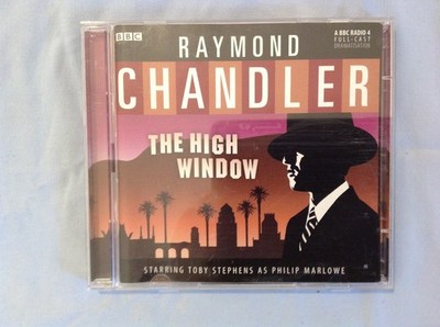 RAYMOND CHANDLER - HIGH WINDOW AUDIO CD - BBC RADIO 4 DRAMATISATION - 2 DISC -VG
