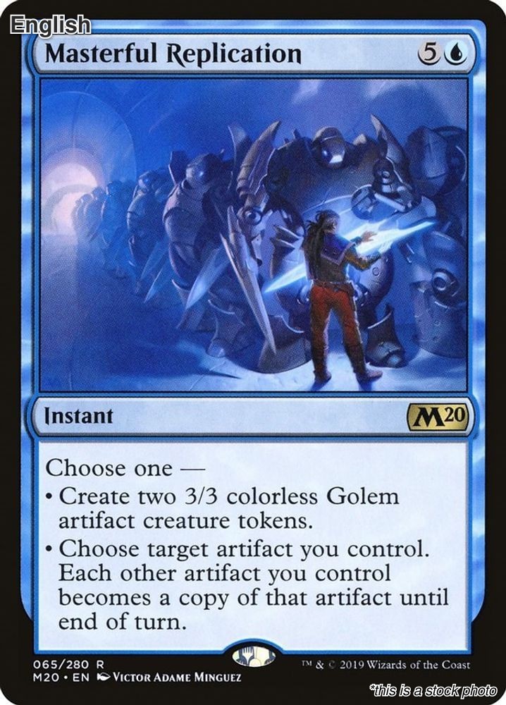 Magic Masterful Replication 65 Rare Core Set 2020 NM