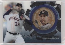 2020 Update Topps Baseball Coins Black 161/199 Justin Verlander #TBC-JV ji8