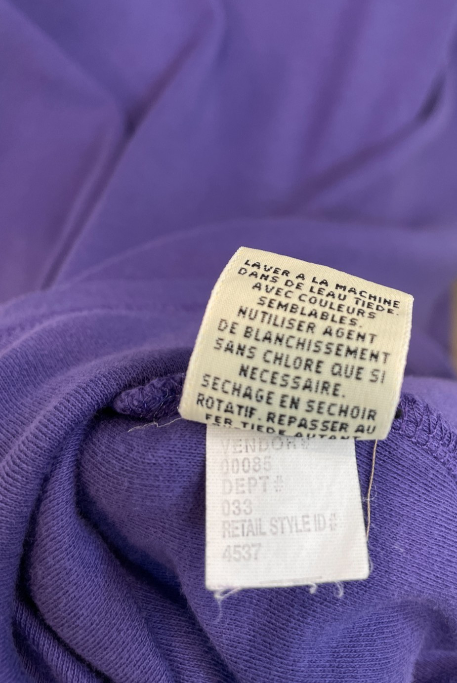 Eddie Bauer Polo Shirt Men L Purple Cotton Orange Logo Short Sleeve Casual Boxy thumbnail 10