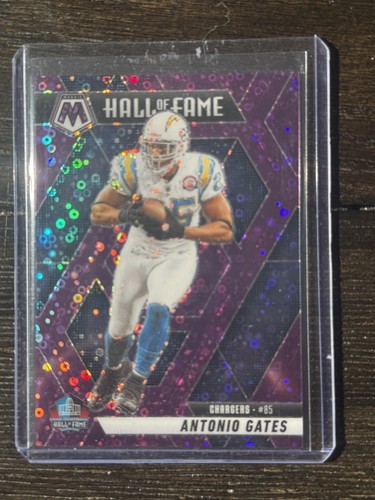 2025 Panini Mosaic - Hall of Fame Antonio Gates #292 No Huddle Purple Mosaic...