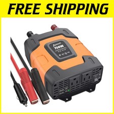 Car Inverter DC 12V to AC 110V 750W Power Dual USB Ports