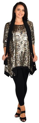 Made in USA, Plus Size A Line Swing Tunic , High Class Tunic, Designer Tunic