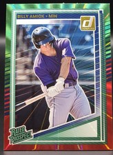 Panini Donruss Billy Amick Rated Prospect #156 2025 Minnesota Baseball Card