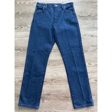 Wrangler Cowboy Cut Slim Fit Jeans Womens 15 Dark Rinse Full Length NWT