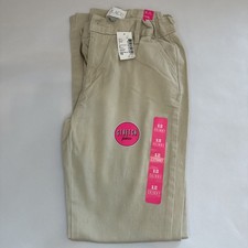 The Childrens Place Girls Tan Pants Size 12 Stretch Fabric NWT
