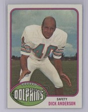 1976 Topps Dick Anderson #335 2f4