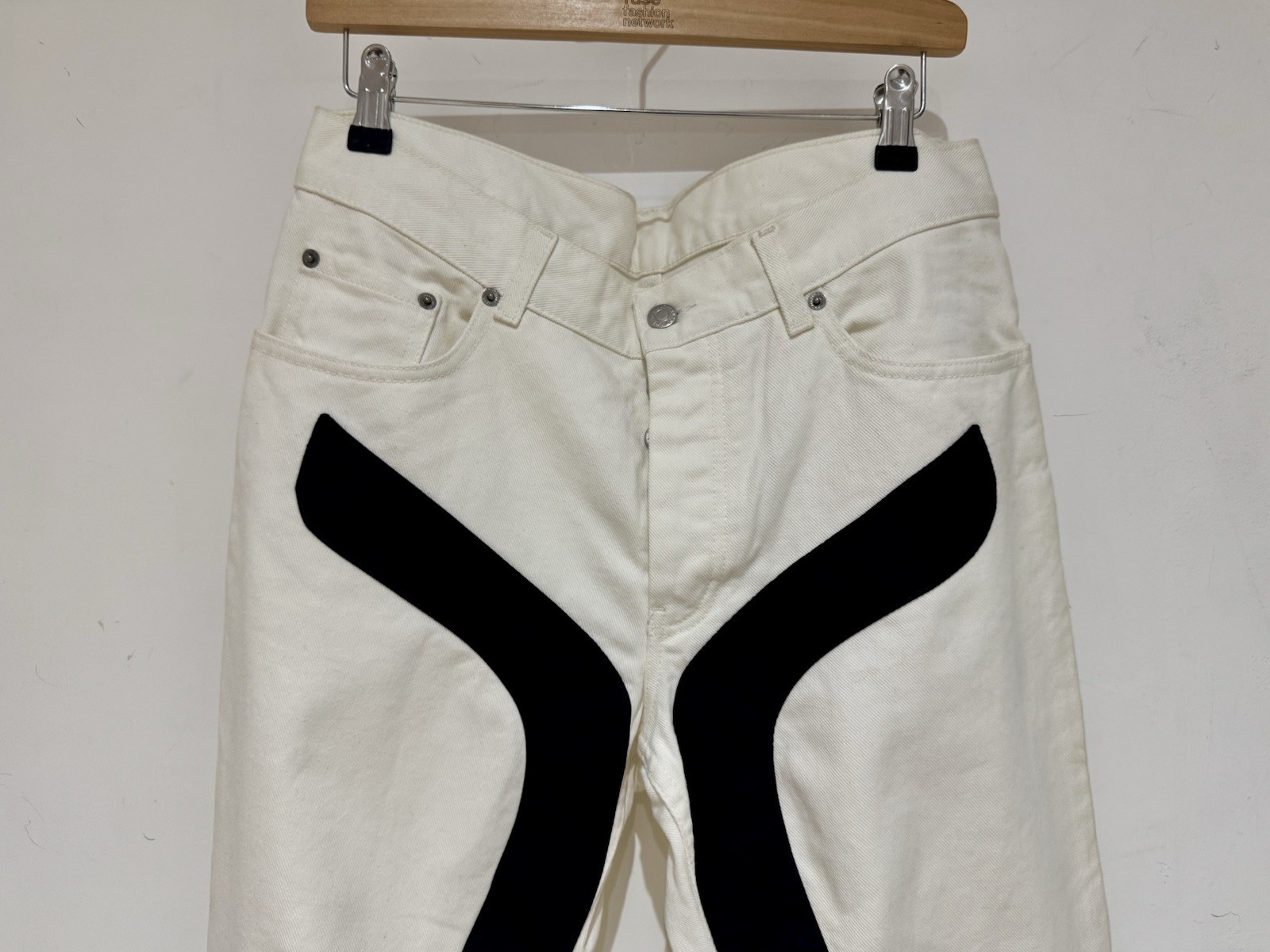 Rare! Men's Helmut Lang 2003 Runway Collection Scissor Jeans Pants Size 32 X 32 image 6