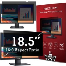 18.5-Inch Privacy Screen Filter for 16:9 Monitor Anti-Glare Blue Light Shield