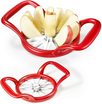 LIIGEMI 5.5 Inch Extra Large Apple Slicer,12-Slice Thin Apple Slicer and Corer,C
