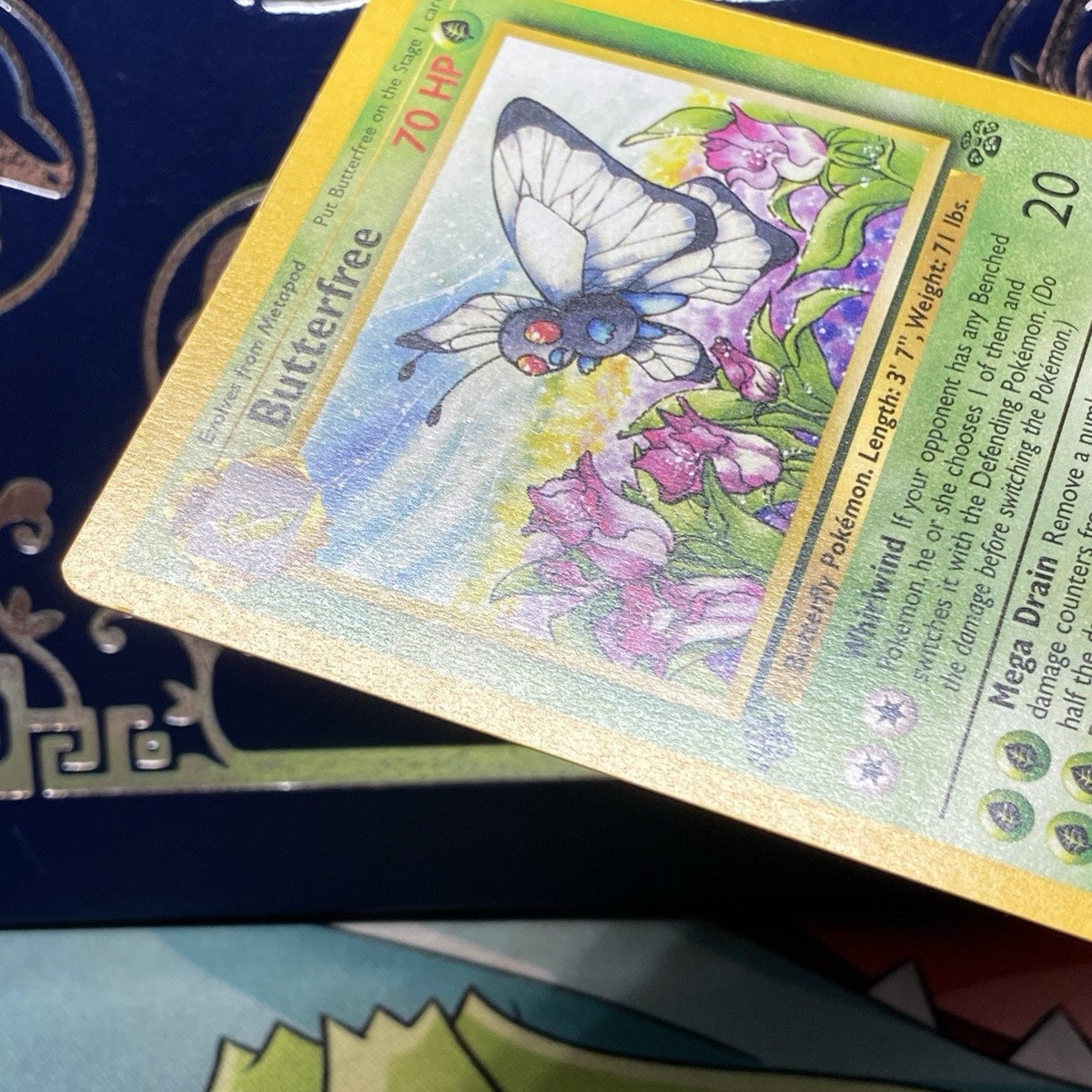 1st Edition “d” Edition Butterfree 33/64 Misprint Error - Jungle