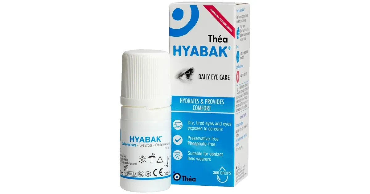 Hyabak Daily Eye Care For Dry tIred Eyes 10ml