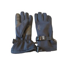 Seirus plain black winter gloves, size xl 
