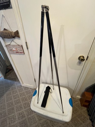 Vintage Kodak #6 Metal Compact Extendable Folding Camera Tripod with Case