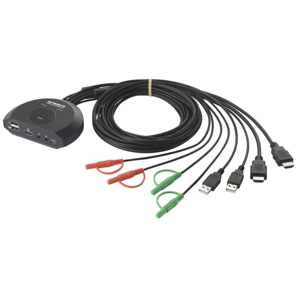 Switch KVM HDMI pour gérer deux PC avec un seul clavier en 4096 x 2160