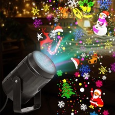 Christmas Projector Lights Indoor/Outdoor, Led for Black