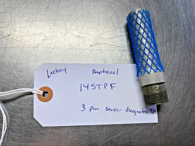 14S-TPF  Leeboy   Amphenol  14STPF   3 Pin Magnetic Tip SENSOR   3.375'' Long