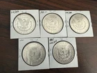 Morgan US Silver Dollar Coins. Lot of 5. High Condition Proof Like High Grade