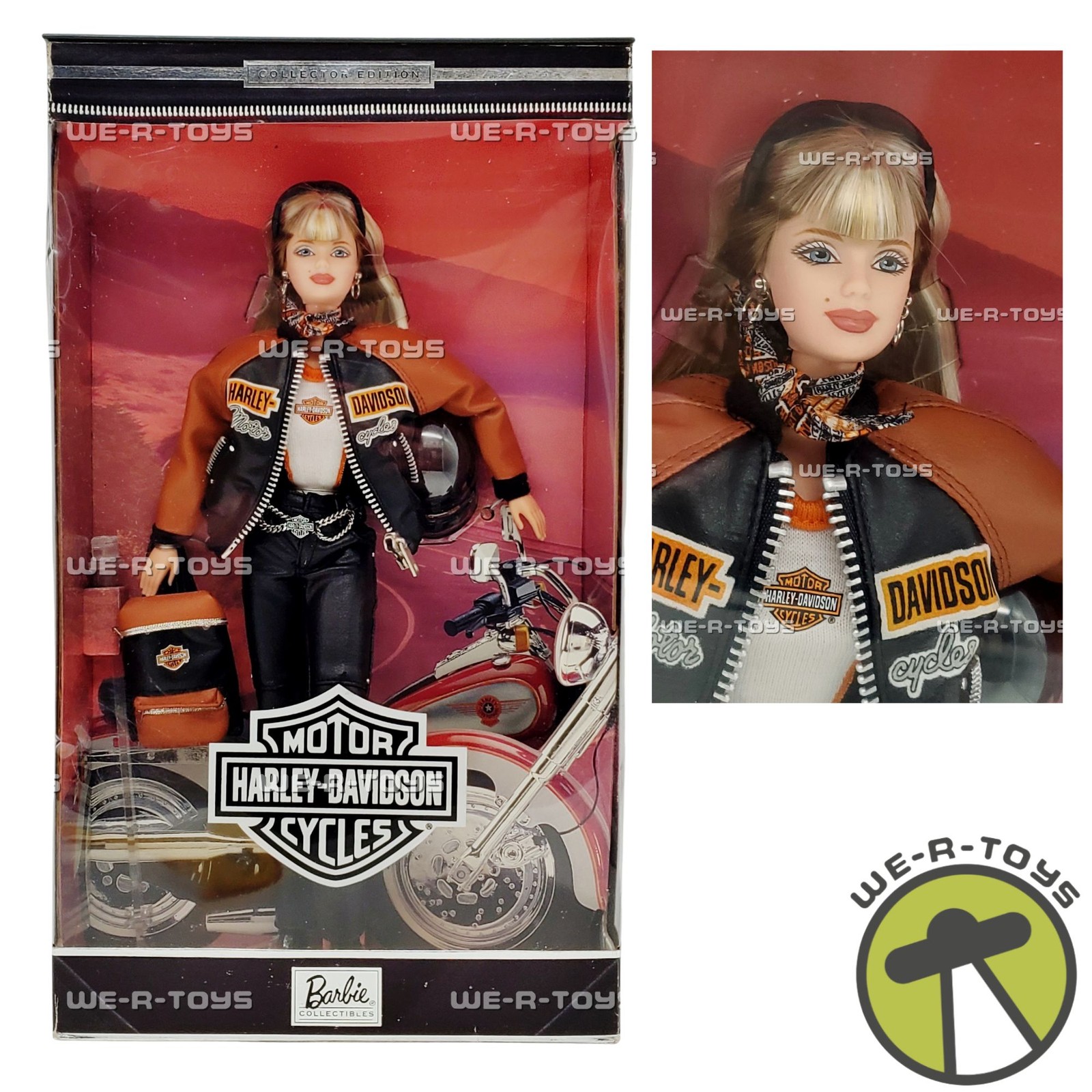 Harley Davidson Motorcycles Barbie Doll 1999 Mattel 25637 NEW