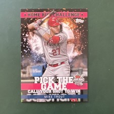 Topps 2022 Series 1 Mike Trout #HRC-3 Home Run Challenge Los Angeles Angels
