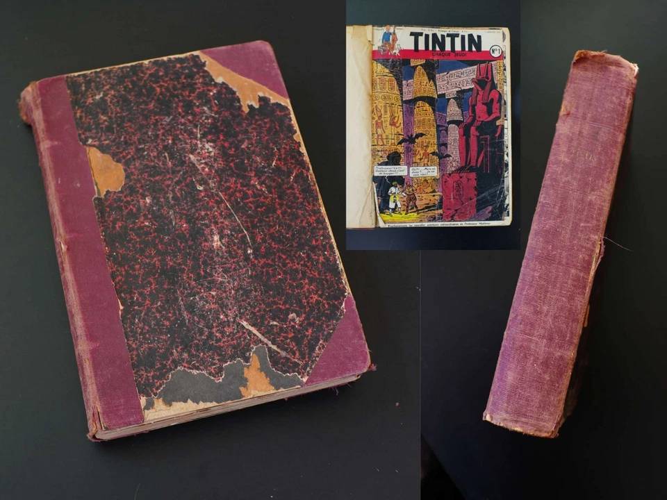[RARE] (Le Journal) Tintin – Recueil relié de l'édition belge de l'année 1950 - Bild 1 von 4
