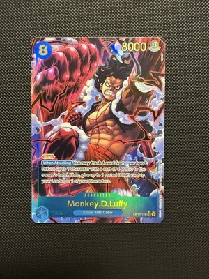 Monkey D. Luffy (Alt Art) OP11-118 SEC A Fist of Divine Speed ONE PIECE English 
