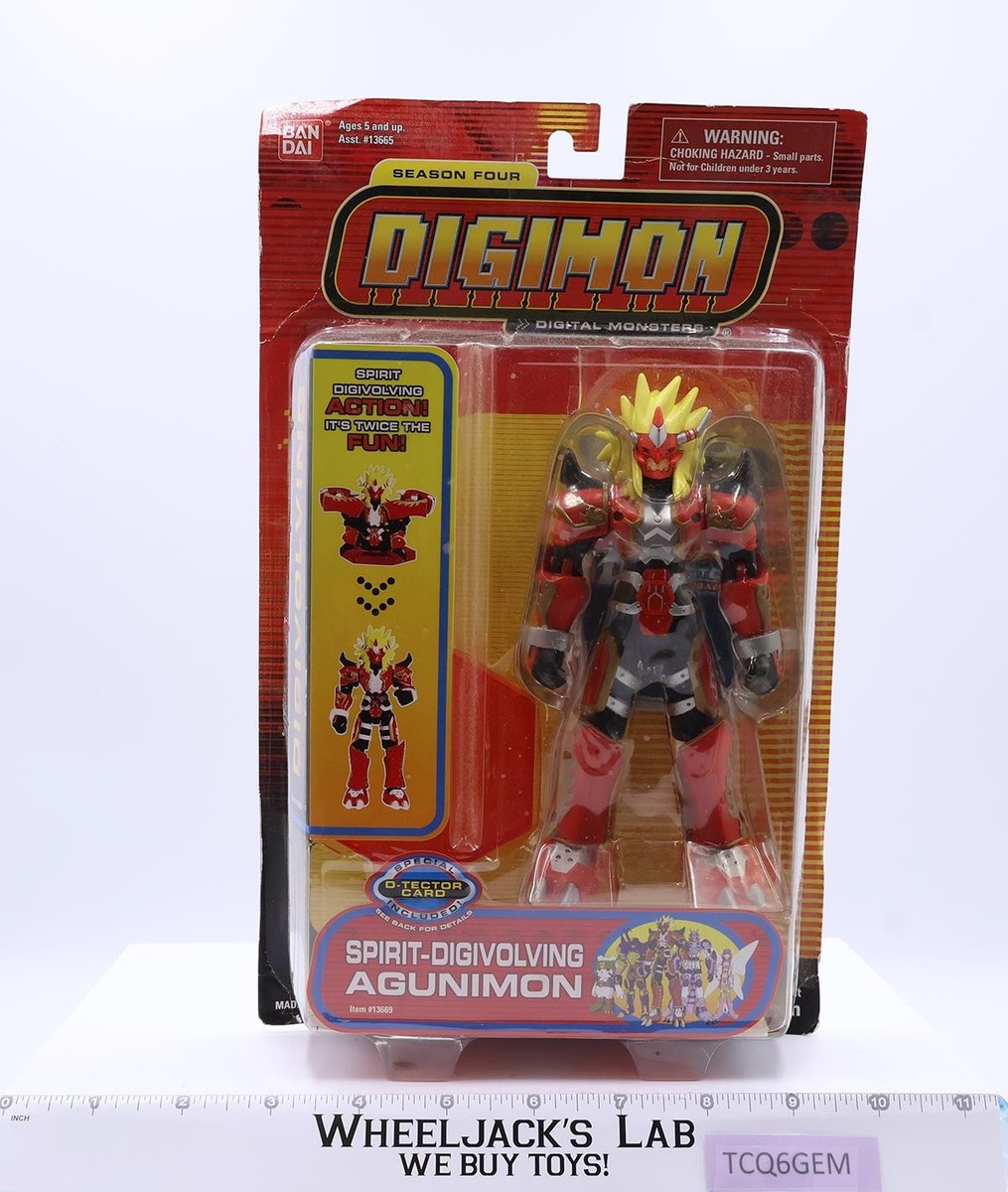 Spirit-Digivolving Agunimon Digimon Season Four 2002 Bandai Figure
